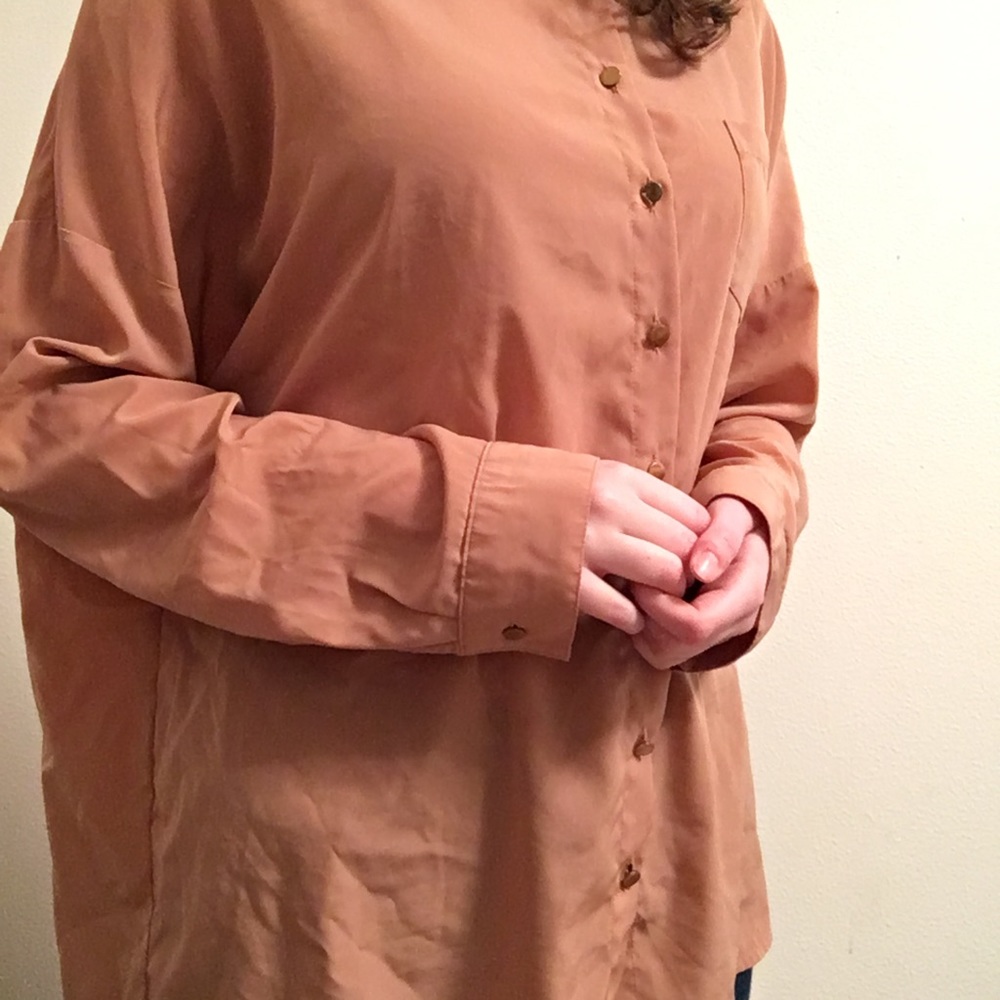 Pink Button-Up - Picture 2 of 4